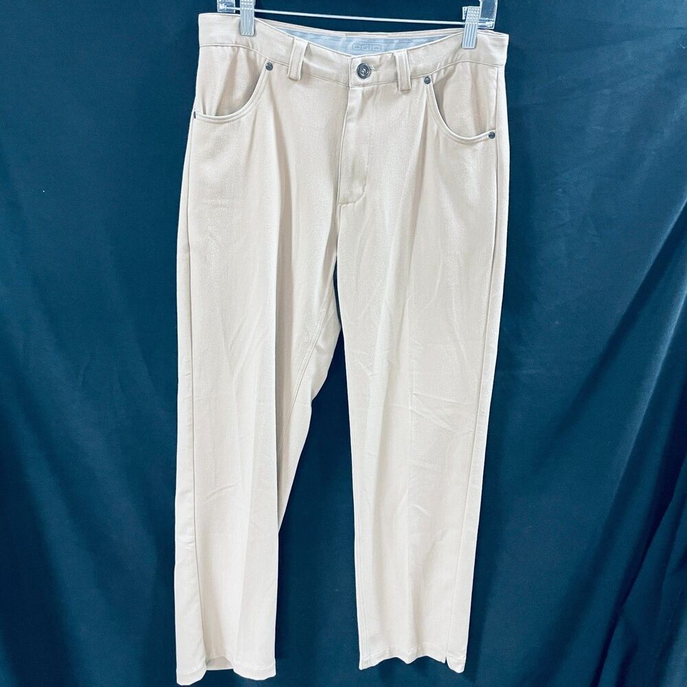 Ogio Golf Pants Mens Beige 30 X 30 No Slip Waist